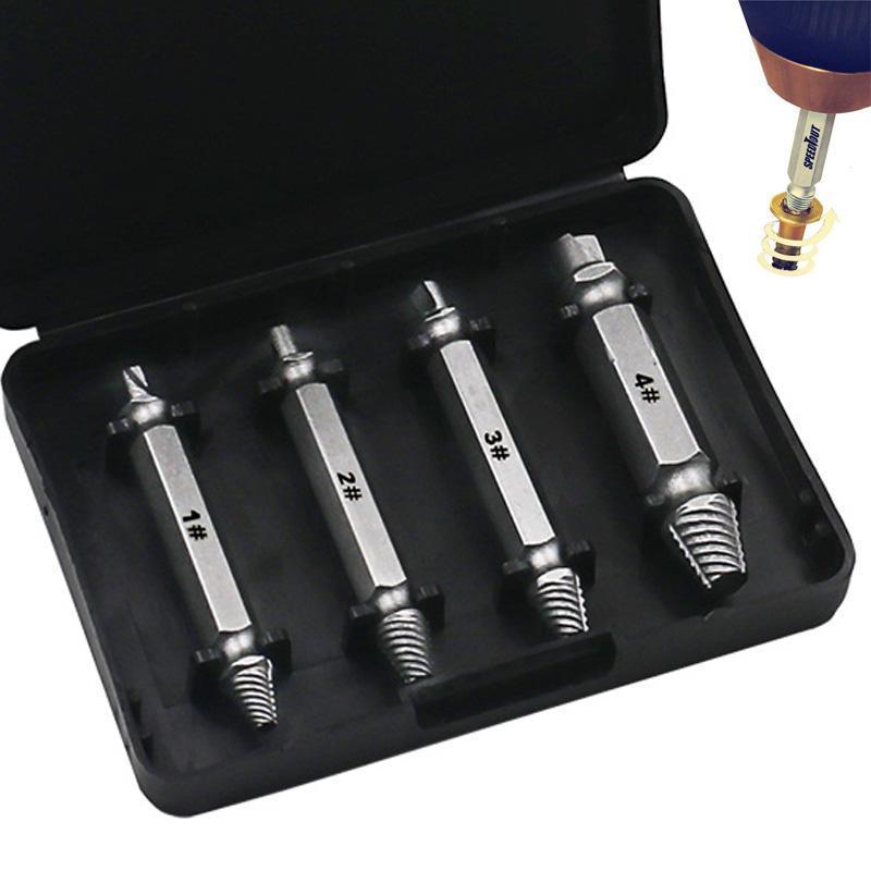Extreme speed stripping screw removal tool (4 pieces)