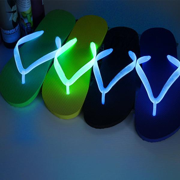 Beach Cool Flat Bright Glow Flip Flops Sandals