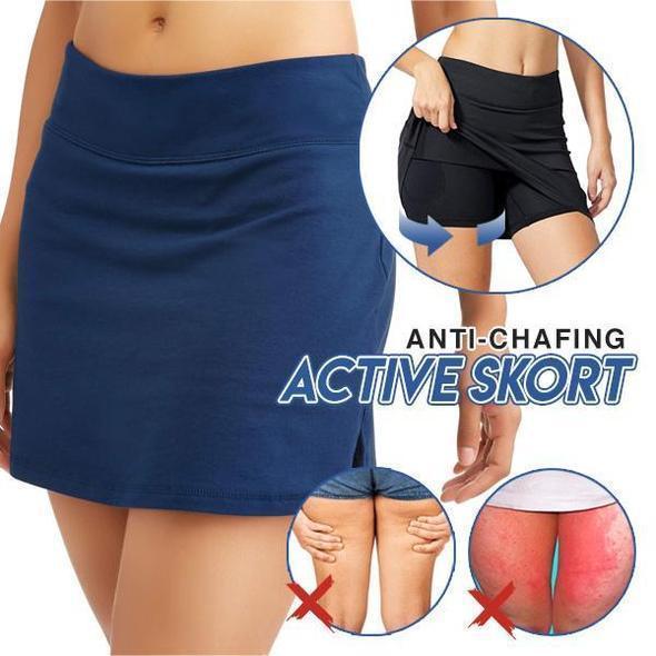 ANTI-CHAFING ACTIVE SKORT - SUPER SOFT & COMFORTABLE